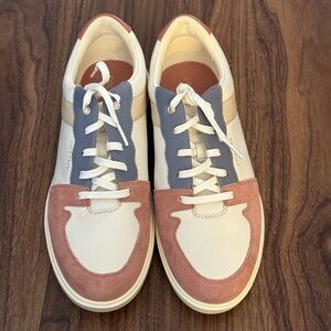 Cole Haan Women's Sneakers in White, Blue, and Pink